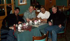 Breakfast with the gang! Breakfast with the gang!